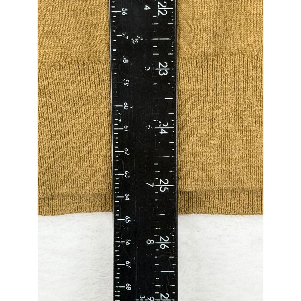 Banana Republic Mens Organic Cotton Hoodie Pullover Sweater Size S Camel Brown